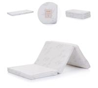 Chipolino materasso culla pieghevole 120 x 60 x 6 cm bambù rivestimento lavabile, colorazione:bianco