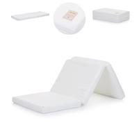 Chipolino materasso pieghevole bambini in Aloe Vera 120 x 60 x 6 cm anallergico, colorazione:bianco