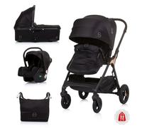 Chipolino passeggino Infinity 3 in 1, seggiolino auto i-Size, navicella, colorazione:nero