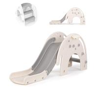 Chipolino Scivolo per Bambini Elefante 170 cm di Lunghezza canestro, Tre gradini, Colori:Grigio