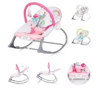 Chipolino sdraietta Melody 2 in 1 imbracatura musica vibrazione Funzione dondolo, colori:rosa
