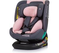 Chipolino sedile bambini i-Size Supreme (40-150 cm) regolabile ruotabile Isofix, colore:rosa