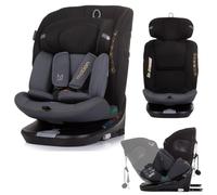Chipolino seggiolino i-Size Motion (40-150 cm) Isofix, ruotabile a 360°, colorazione:nero
