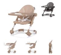 Chipolino seggiolone, Booster Muffin pieghevole, imbracatura, altezza regolabile, colorazione:beige