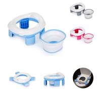 Chipolino toilet trainer 2 in 1 Viaggio custodia pieghevole forma ergonomica, colori:blu