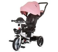 Chipolino Triciclo Triciclo Be Active 2 in1 Sedile girevole Musica Luce girevole, colori:rosa