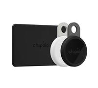 Chipolo (2x LOOP + 1x CARD) - Tag di tracciamento Bluetooth ricaricabile, localizzatore di oggetti per chiavi e borse