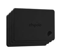 Chipolo CARD - Localizzatore Bluetooth ricaricabile per portafogli | funziona con Dov’è di Apple o Funzioni Trova di Google, funzioni Android Chiama il tuo telefono - 4 Pack