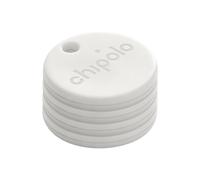 Chipolo ONE Point - 4 Pack - Localizzatore, tracker Bluetooth - Funziona con l’app Trova il mio dispositivo di Google (solo con Android) (Bianco sporco)