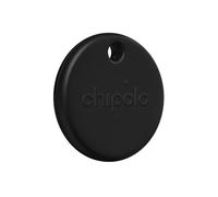 Chipolo POP Tracker - Un tracker Bluetooth sonoro, colorato | e compatibile con Chiama il telefono e gli Avvisi di fuori portata, funziona con Find Hub su Google o Apple Find My - Nero