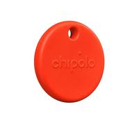 Chipolo POP Tracker - Un tracker Bluetooth sonoro, colorato | e compatibile con Chiama il telefono e gli Avvisi di fuori portata, funziona con Find Hub su Google o Apple Find My - Rosso