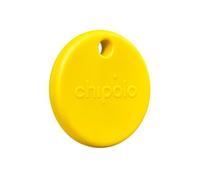 Chipolo POP Tracker - Un tracker Bluetooth sonoro, colorato | e compatibile con Chiama il telefono e gli Avvisi di fuori portata, funziona con Find Hub su Google o Apple Find My - Giallo