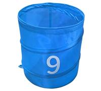 Chipping Game Bucket, Foldable Target with Portable Frame, Backyard Golf Practice Organizer, Fun Training Tool for Adults, Kids, Beginners, Family, 11.81x11.81x11.81 Inches
