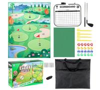 Chipping Mat - Golf Mat | Golf Chipping Mat | Golf Hitting Mat | Golf Chipping Mat with Flag Golf Practice Mat Golf Chipping Game Set with Woven Construction Golf Chipping Game Set