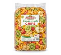 Chips Croccanti di Frutta e Verdura Mix Colorato 1 Kg Snack Gourmet Dolce e Naturale Ideale per Aperitivi Buffet Dessert Decorazioni Piatti Eventi e Catering