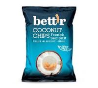 Chips di cocco con sale marino senza glutine BIO 40 g Bettr