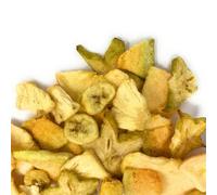 CHIPS DI FRUTTA | Snack Esotico con Banana, Ananas, Mela, Melone e Star Fruit, Snack Vegetale senza Coloranti, Confezione Salva Freschezza (500g)