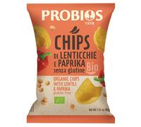 PROBIOS Chips di Lenticchie e Paprika, 40 grammi