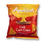 Chips di mais al peperoncino, senza glutine 75g (Amaizina)
