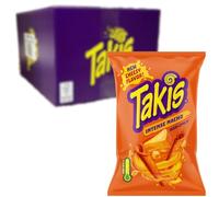 Chips di mais Takis - 18 x 100 g - Le chips piccanti del momento in confezione convenienza (Intense Nacho)