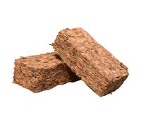 Chips di mattoncini guscio di cocco 500 g per lettiera rettile sostenibile e uso