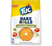 Chips Di Pane Sottili Croccanti Bake Rolls Gusto Pomodoro Olive Pack 8 x 150 gr