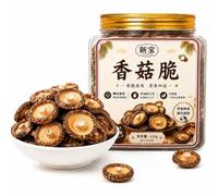 Chips di Shiitake Liofilizzate 120g | Snack Non Fritto Senza Additivi | Croccantezza ariosa da fette intere,processo FD preserva aroma,zero conservanti o coloranti,ricco di fibre,pronto da gustare