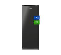 CHIQ CSD208D4E Congelatore verticale, Capacità netta 177 l, dimensioni: L 54,00 cm, A 144,00 cm, P 55,00 cm, Rumorosità, Inox Scuro