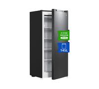 CHiQ FSD160D4E Congelatore Verticale a Cassetti 145 Litri, Libera Installazione Congelatori, 5 stelle, Temperatura Regolabile, 54X55X125.9cm, Nero
