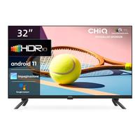 CHiQ TV L32G7L, 32 pollici, 720p, Smart TV, Android11,HDR, WiFi,Bluetooth, Google Assistant,Chromecast,Netflix,Prime Video,YouTube,Triple Tuner(DVB-T2/T/C/S2), HDMI/USB, Dolby Audio, Nero