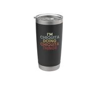 Chiquita Name Chiquita Personalized Name First Given Bicchiere termico in acciaio inox doppia parete