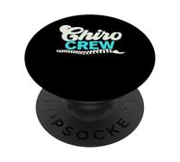 Chiro Crew Spine Whisperer Bone Doctor Chiropratico PopSockets PopGrip Adesivo