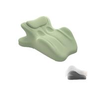 Chiro Monk Couple Pillow, Ergonomic Couple Pillow, Wedge-Shaped Memory Foam Design, Provides Lumbar Support, Suitable for Variety of Intimate Positions (Green)