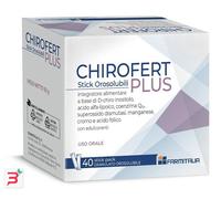 CHIROFERT PLUS 40 STICK PACK DA 2,3 G GRANULATO OROSOLUBILE CON EDULCORANTI SENZA GLUTINE NATURALMENTE PRIVO DI LATTOSIO