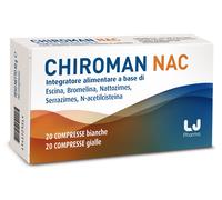 LJ Pharma CHIROMAN NAC 20 COMPRESSE BIANCHE + 20 COMPRESSE GIALLE