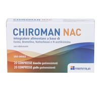 Chiroman Nac Integratore Fertilit Maschile 20 Compresse Bianche + 20 Compresse G