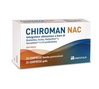 CHIROMAN NAC Integratore Fertilità Maschile 20 Compresse Bianche + 20 Compresse Gialle