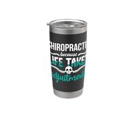 Chiropratica perché la vita prende la colonna vertebrale del terapeuta dell"adattamento Bicchiere termico in acciaio inox doppia parete