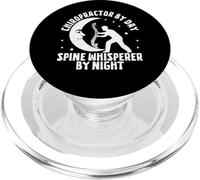 Chiropratico di giorno sussurro alla colonna vertebrale di notte Chiropratica PopSockets PopGrip per MagSafe