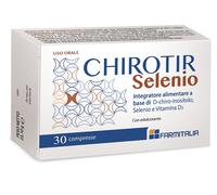 Farmitalia Integratore Chirotir Selenio per tiroide – Vitamina D3 – 30 compresse