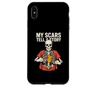 Chirurgia cardiaca Le mie cicatrici raccontano una storia | Divertente | Get Well Custodia per iPhone XS Max