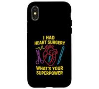 Chirurgia cardiaca Qual è il tuo superpotere Divertimento Uomo Chirurgia Paziente Custodia per iPhone X/XS