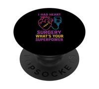 Chirurgia cardiaca Qual è il tuo superpotere Divertimento Uomo Chirurgia Paziente PopSockets PopGrip Adesivo