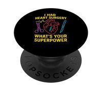 Chirurgia cardiaca Qual è il tuo superpotere Divertimento Uomo Chirurgia Paziente PopSockets PopGrip Adesivo