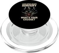 Chirurgia cardiaca Qual è la tua scusa Cool Mens Chirurgia Paziente PopSockets PopGrip per MagSafe