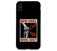 Chirurgia del ginocchio Nuovo ginocchio Chi Dis Fun Mens Chirurgia Recupero Custodia per iPhone XS Max