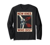 Chirurgia del Ginocchio Nuovo Ginocchio Chi Dis Fun Mens Chirurgia Recupero Maglia a Manica