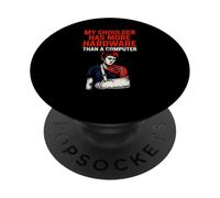 Chirurgia della spalla Più Hardware Fun Mens Chirurgia Paziente PopSockets PopGrip Adesivo