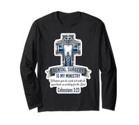 Chirurgia Dentale Cristiana è Il Mio Ministero biblico Versetto Maglia a Manica