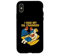 Chirurgia di bypass cardiaco Ho avuto il mio olio cambiato divertente Mens Guarisci Custodia per iPhone X/XS